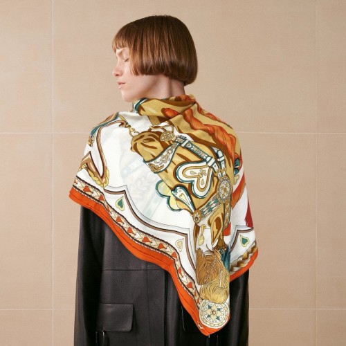 Hermes Scarves Womens Fashion Scarf Shawl 153