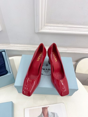Prada Womens Shoes Sandals Casual Luxury Brand Pumps 8cm Heel with Original Box Whatsapp 