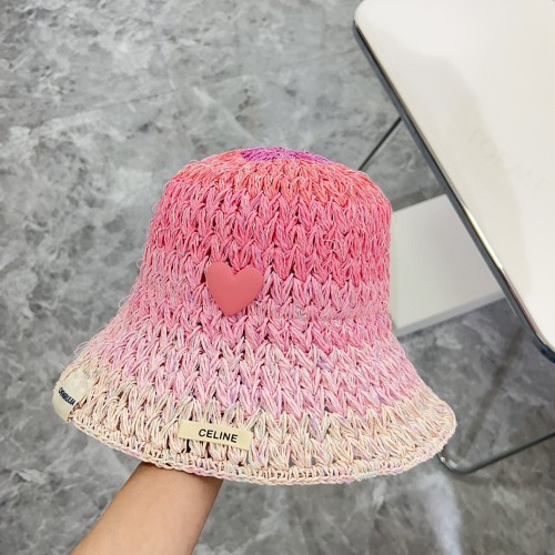 Celine Womens Hats Luxury Brand Design Celine Bucket Hat Straw Hat with Original Box  
