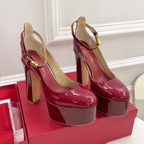 Valentino Garavani Women Fashion Shoes Pumps Luxury Brand Vlogo Signature Calfskin with Original Box 15cm Heel Whatsapp 