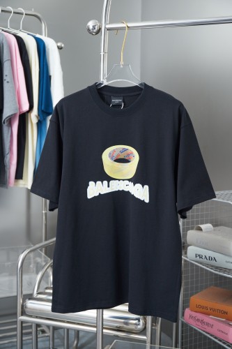 Balenciaga Luxury Brand Women Mens Short Sleeve T-Shirt   