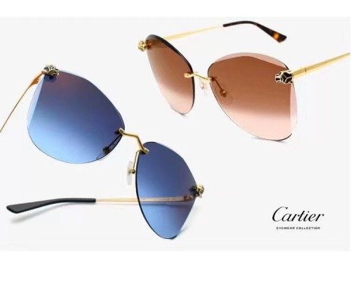 Cartier Sunglasses Luxury Brand Men Womens Sunglasses with Original Box  CT0398S