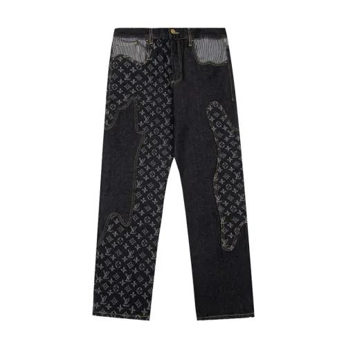 Louis Vuitton Luxury Brand Women Mens Pant Jeans   