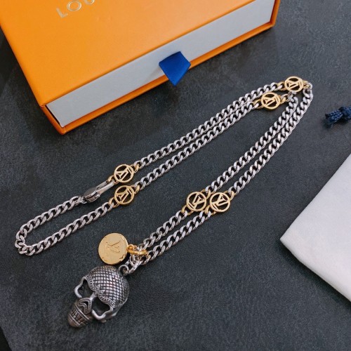 Louis Vuitton Luxury Men Womens Necklace