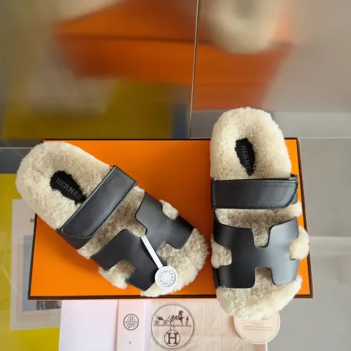 Hermes Womens Mens Unisex Shoes Winter Wool Extra Slippers Sandals Casual Fashion Sandals Luxury Brand with Original Box Whatsapp 