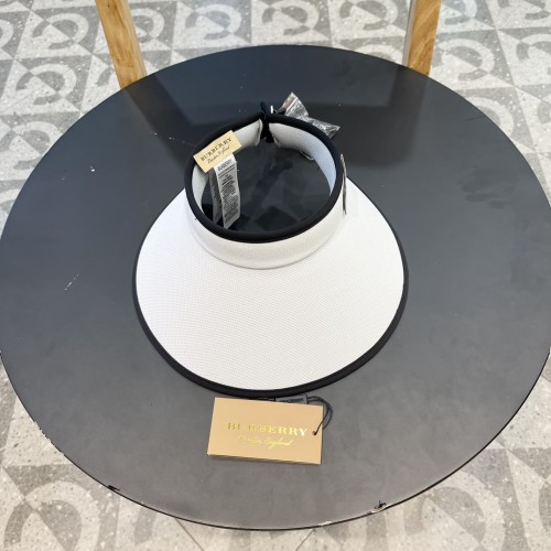 Burberry Womens Cap Visor Hat Luxury Brand with Original Box  