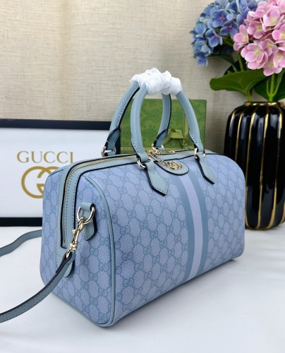 Gucci Womens Bags Handbags Shoulder Messenger Bags Luxury Brand Ophidia medium top handle bag in beige with Original Box 77206596IWG8745