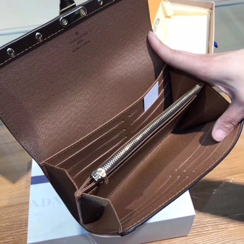 Louis Vuitton Mens Womens Wallets Purse Luxury Brand Designer Zippy WALLET with Original Box N60535