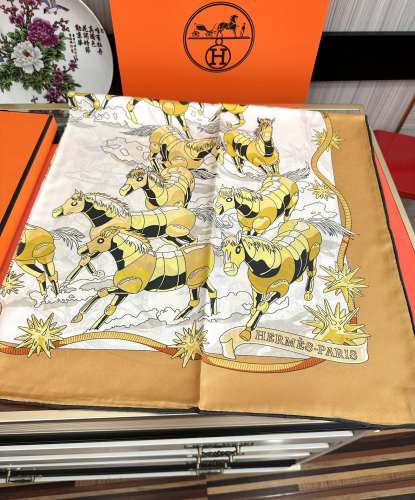 Hermes Scarves Womens Fashion Scarf Shawl 044