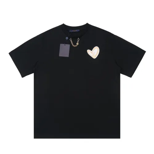 Louis Vuitton Luxury Brand Men Womens Short Sleeve T-Shirt   