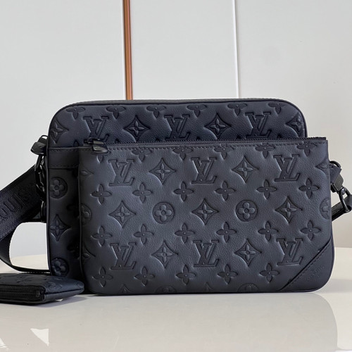 Copy Louis Vuitton Mens Shoulder Bags Luxury Brand Fashion Type Trio Messenger M46602 with Original Box  