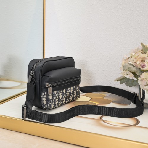 Dior Womens Mens Unisex Bag Shoulder Bags Luxury Brand Design Mini Rider 2.0 Zipped Messenger Bag with Original Box  