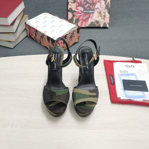 Dolce & Gabbana Womens Shoes Sandals Pumps Lurex Sandals with Original Box Heel 15cm
