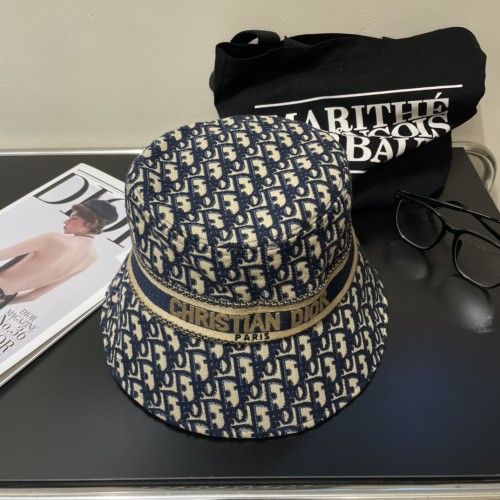 Dior Men Womens Bucket Hat Luxury Brand Design Dior Cap with Original Box  