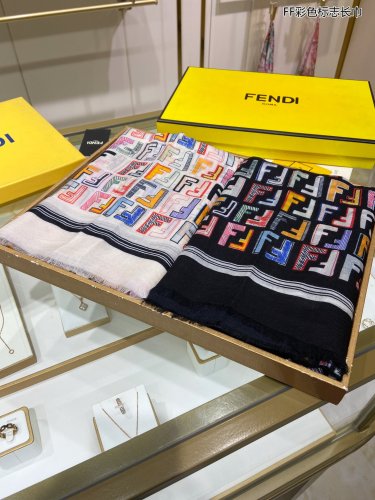 Fendi Scarves Men Womens Fashion Scarf085