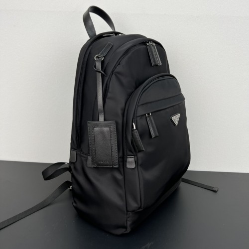 Prada Mens Womens Unisex Shoulder Bags Backpacks Re-Nylon and Saffiano leather backpack 2VZ048_2DMG_F0002_V_OOO without Original Box  