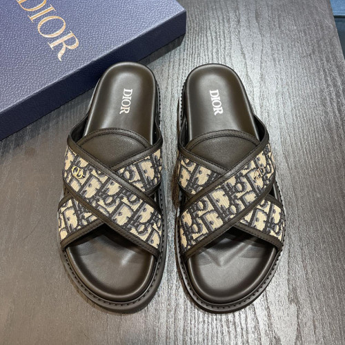 Dior Men Shoes Sandals Luxury Brand Fashion DIOR AQUA SANDAL Black Dior Oblique Jacquard with Original Box 3SA135ZSA_H969 Whatsapp 