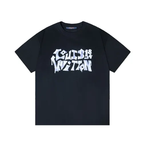 Louis Vuitton Luxury Brand Men Womens Short Sleeve T-Shirt   