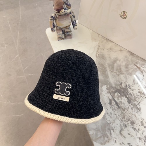 Celine Womens Hats Luxury Brand Design Celine Knit Bucket Hat with Original Box  