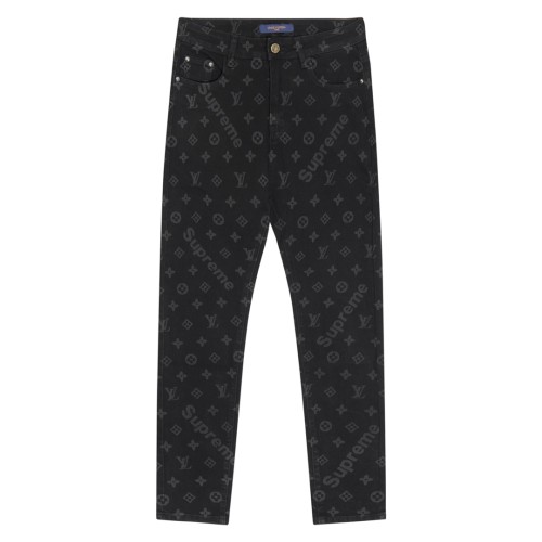 Louis Vuitton Luxury Brand Women Mens Pant Jeans   