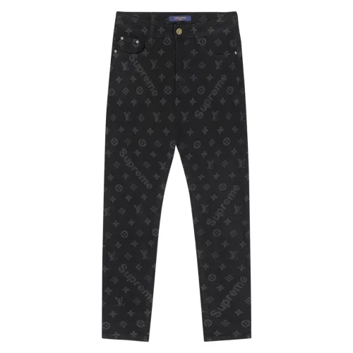 Louis Vuitton Luxury Brand Women Mens Pant Jeans   
