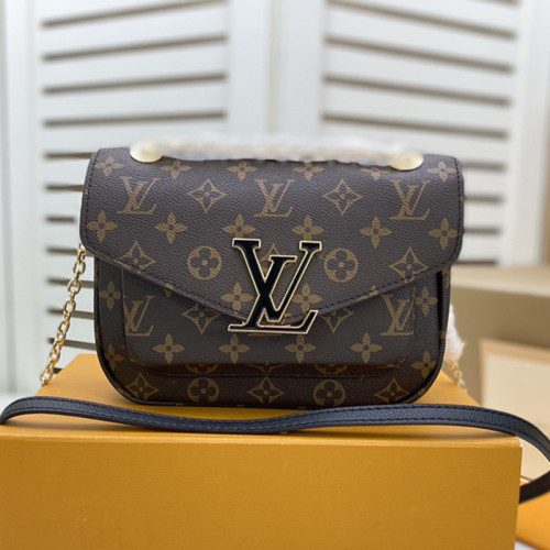 Louis Vuitton Womens Bags Messenger Shoulder Bags PASSY Luxury Brand with Original Box Monogram coated canvas