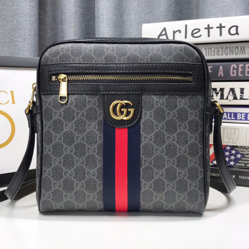 Gucci Mens Womens Fashion Bags Shoulder Bag Luxury Brand GG Supreme Ophidia Small Messenger Bag 547926 96IWN 4076 with Original Box