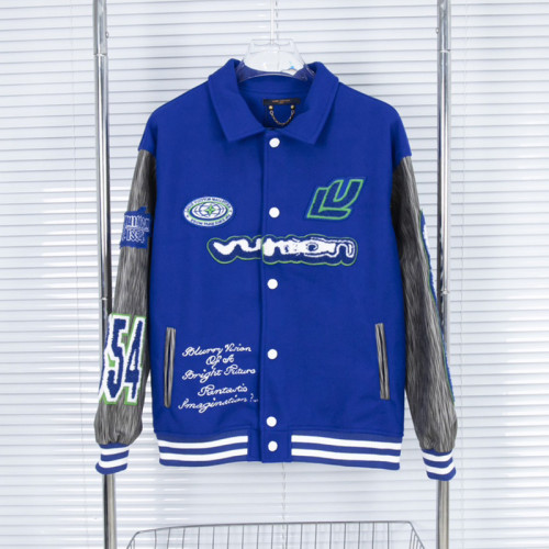Louis Vuitton Mens Coats Plus Luxury Brand Mens Baseball Coats Fashion Design   