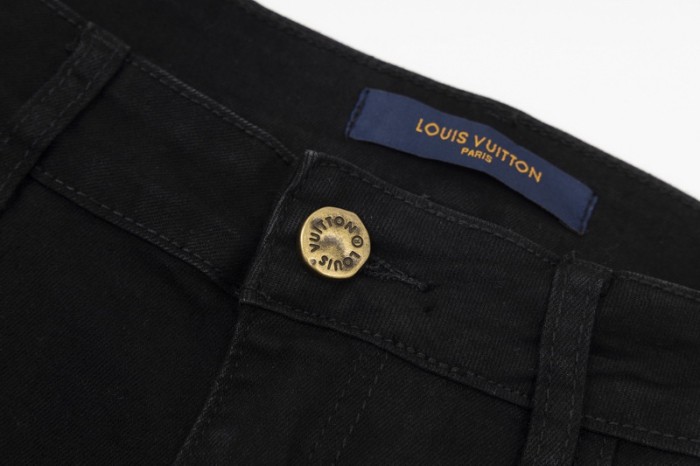 Louis Vuitton Luxury Brand Women Mens Pant Jeans   