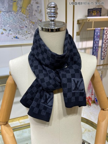 Louis Vuitton Scarves Men Womens Fashion Scarf with Original Box   