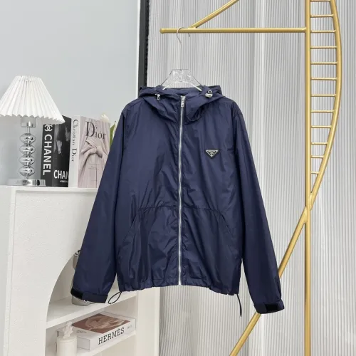 Prada Men Womens Coat Hoodie Jacket Luxury Brand Womens Jackets Top Quality   