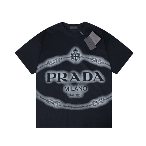 Prada Luxury Brand Men Womens Short Sleeve T-Shirt   
