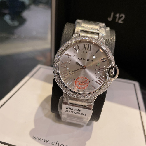 Cartier Womens Watch Luxury Brand Design Fashion Type with Original Box
