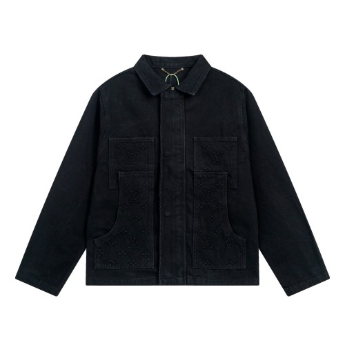 Louis Vuitton Men Womens Jackets Denim Coat Luxury Brand Mens Jackets Top Quality   