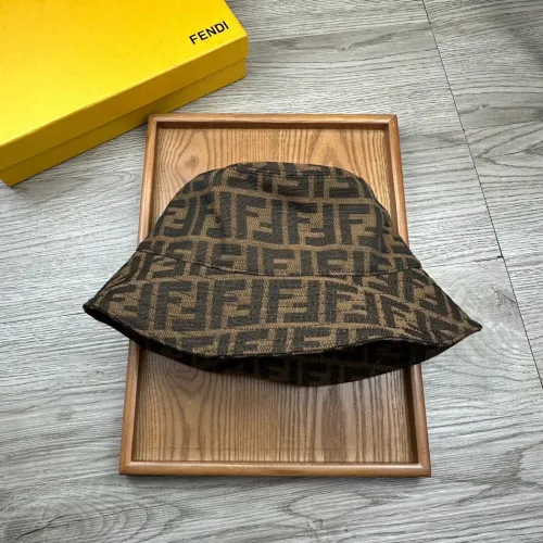 Fendi Men Womens Bucket Hat Luxury Brand Design Fendi Cap with Original Box  