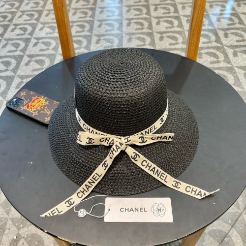 Chanel Womens Hats Luxury Brand Straw Hat Bucket Hat with Original Box  