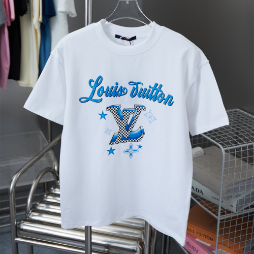 Louis Vuitton Luxury Brand Men Womens Short Sleeve T-Shirt   
