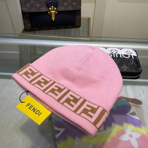 Fendi Men Womens Knit Hat Luxury Brand Design Fendi Cap with Original Box  