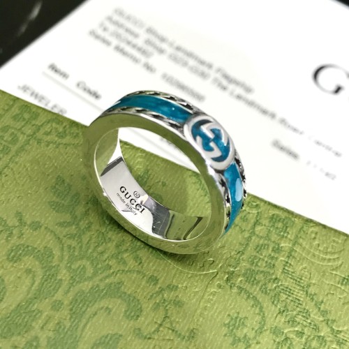 Gucci Luxury Men Womens Ring with Original Box
