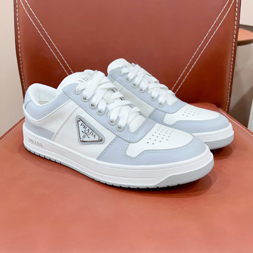 Prada Mens Shoes Casual Luxury Brand Breathable Sneakers with Original Box Downtown leather sneakers 2EE364_3LKG_F098Z with Original Box Whatsapp 