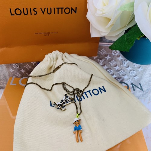 Louis Vuitton Luxury Men Womens Necklace