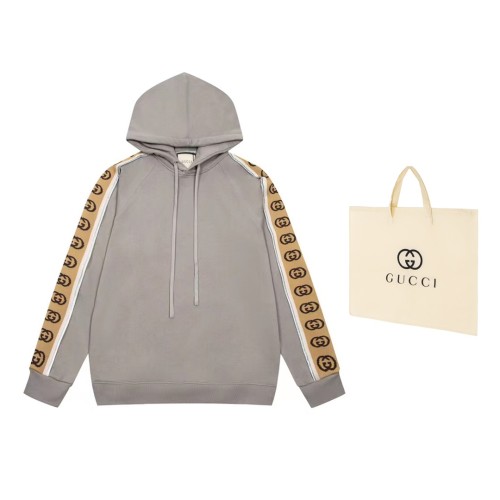 Gucci Womens Mens Long Sleeve T Shirts Sweatshirt Hoodies Luxury Brand Mens Sweatshirt Cotton jersey hooded sweatshirt ‎596230 XJBUW 1233