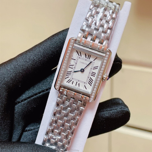 Cartier Womens Watch Luxury Brand Design Fashion Type with Original Box