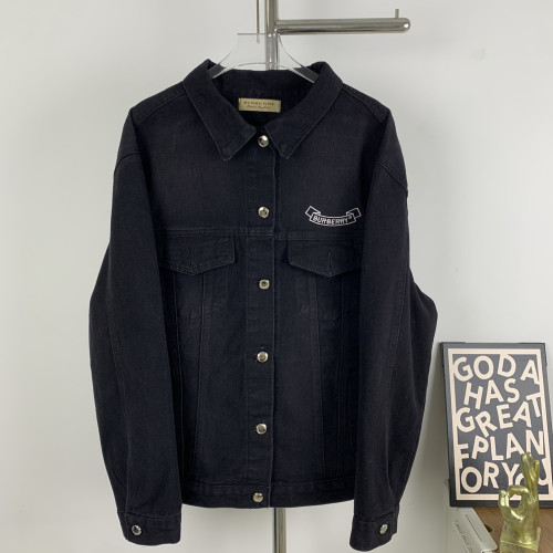 Burberry Women Mens Coat Luxury Brand Mens Denim Jacket Top Quality   