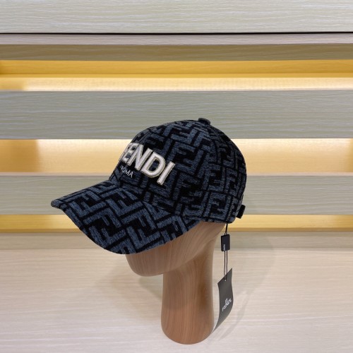 Fendi Men Womens Hat Luxury Brand Design Fendi Baseball Cap with Original Box  