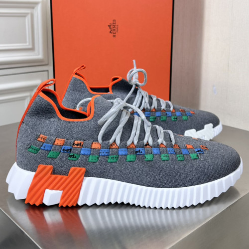 Hermes Mens Casual Shoes Fashion Sneakers Luxury Brand with Original Box