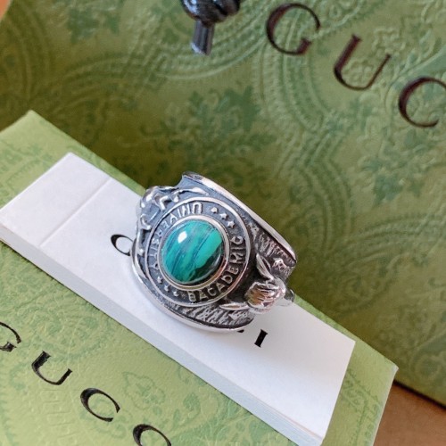 Gucci Luxury Men Womens Ring with Original Box