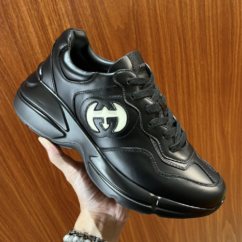 Gucci Mens Shoes Sneakers Luxury Brand Men's GG Rhyton sneaker with Original Box 703810 DRW00 9522