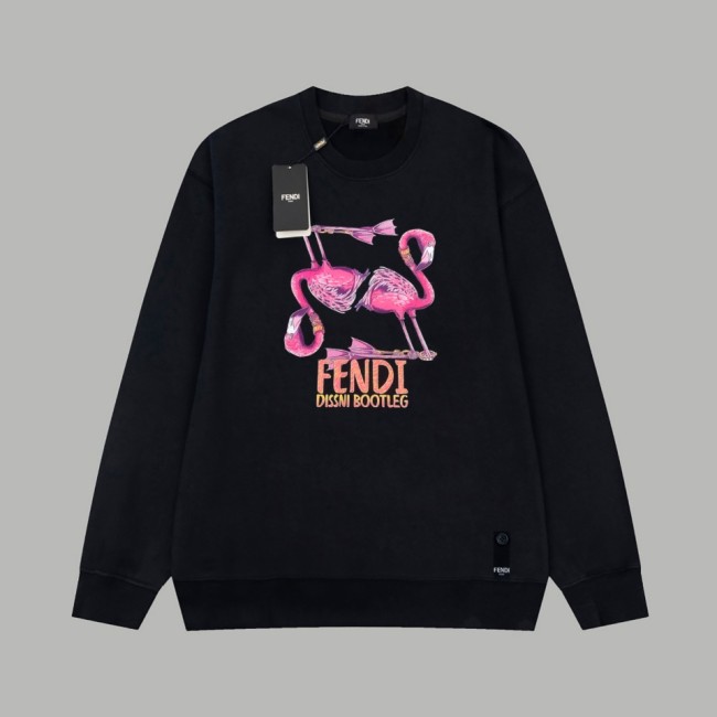 Fendi Womens Mens Sweatshirt Luxury Brand Mens Sweatshirts   