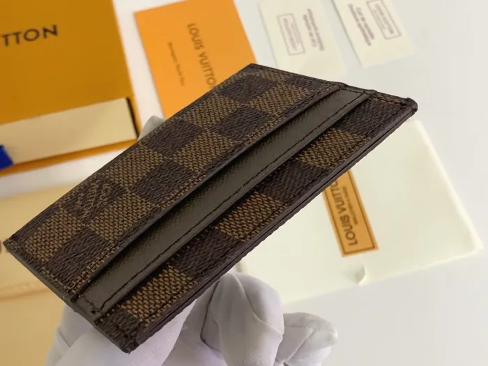 Louis Vuitton Womens Mens Bags Card Holder Luxury Brand M62170 Double Card Holder with Original Box  